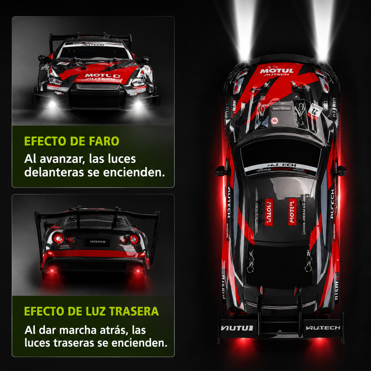 Coche de Drift con Control Remoto y Sonido